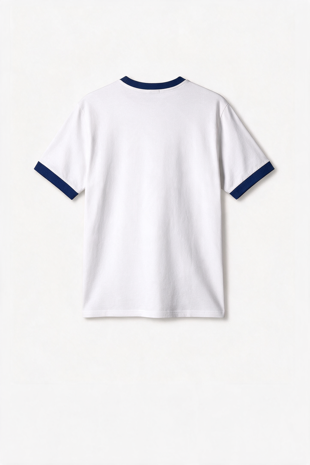 Remera Regular Combinada - Blanca