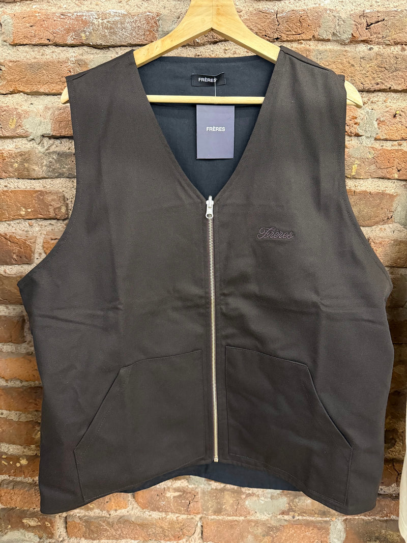 Feria · Chaleco liviano marron