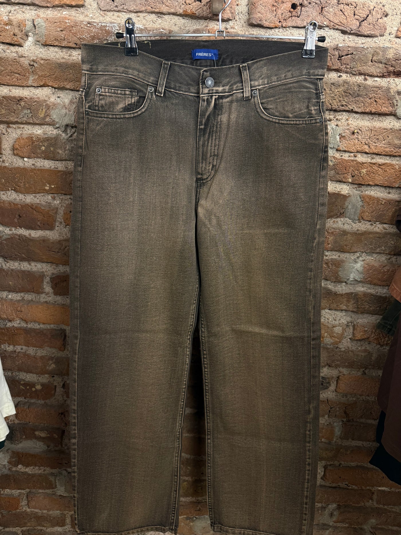 Feria · Jean wide marrón