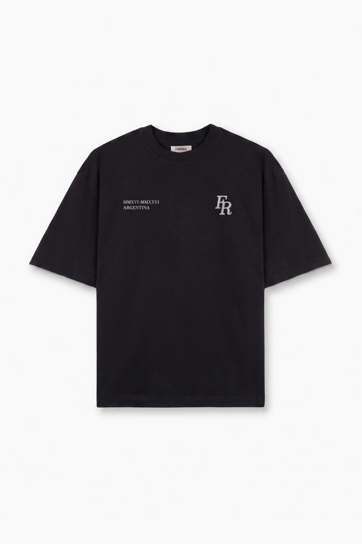 Remera Oversize Property of Frères - Negro