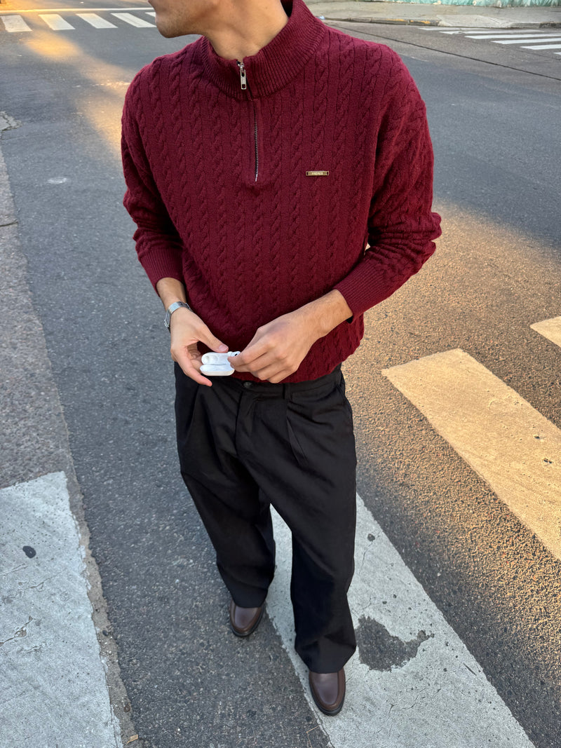 Sweater Sierra - Bordo