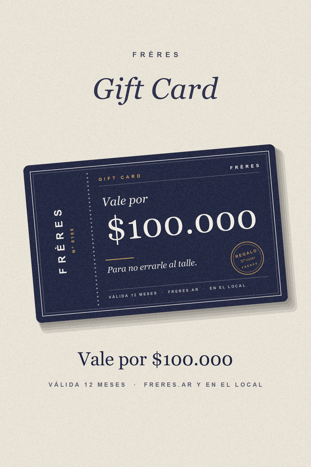 GIFT CARD FRÈRES