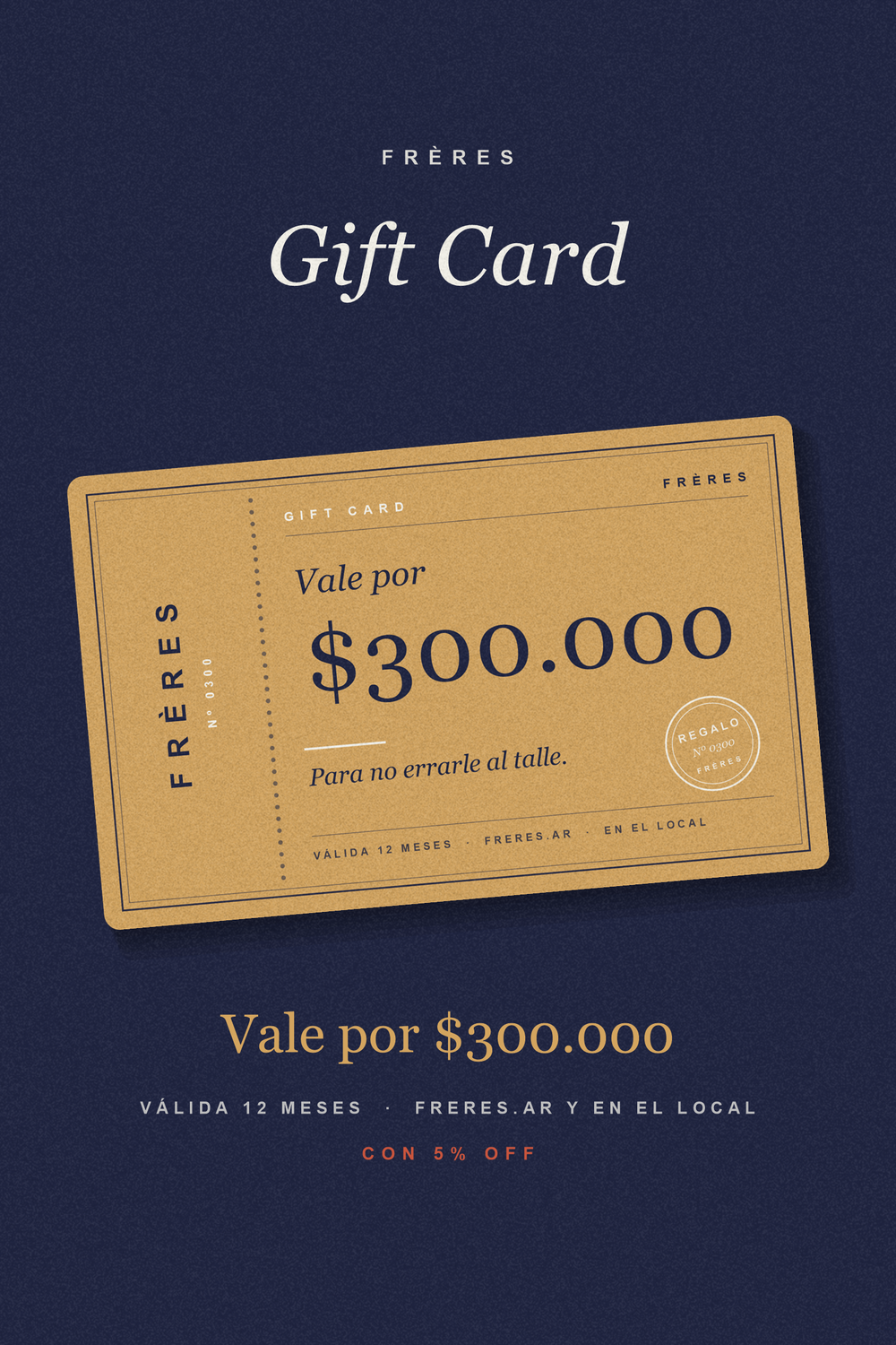 GIFT CARD FRÈRES