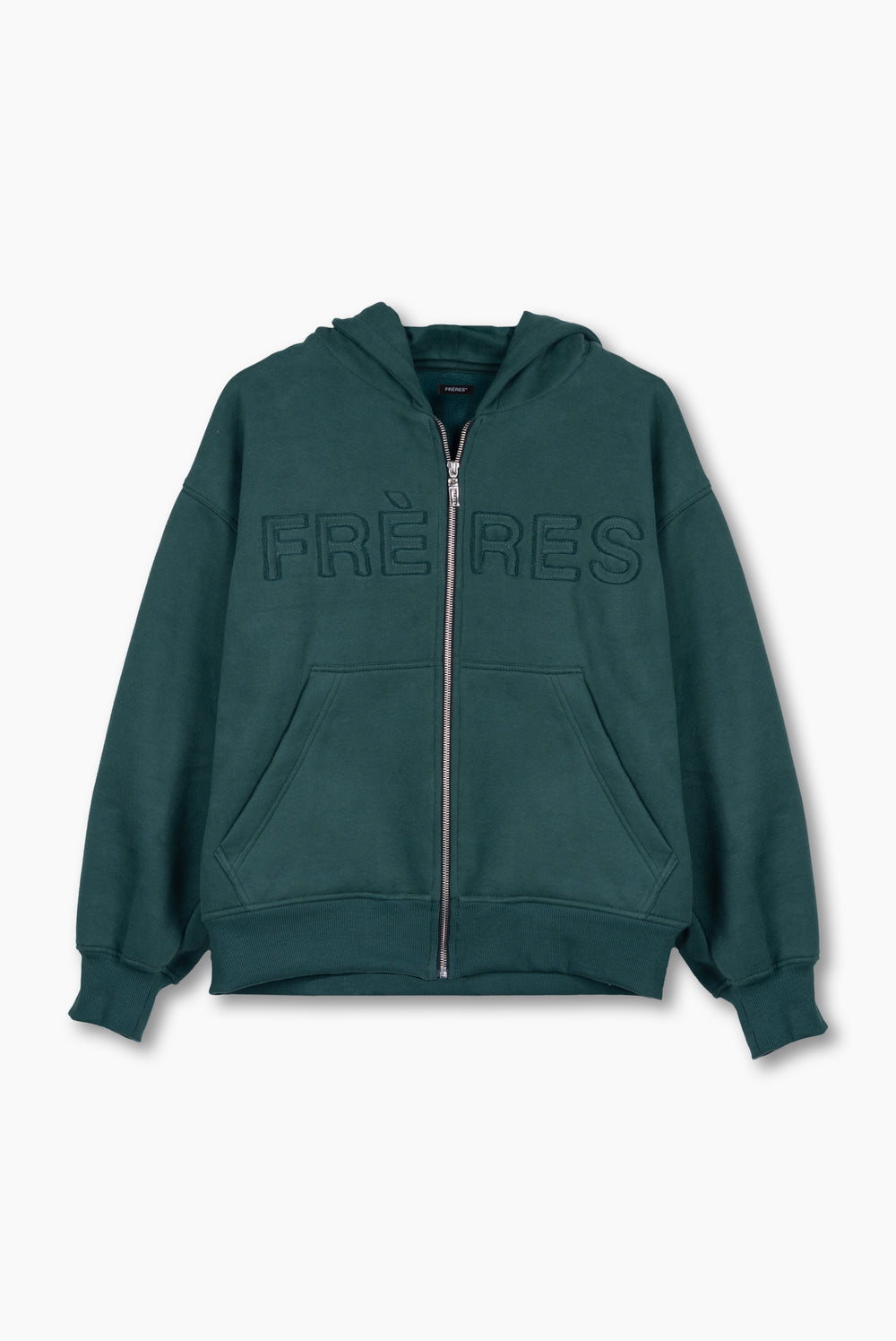 Campera Zip Insignia - Verde