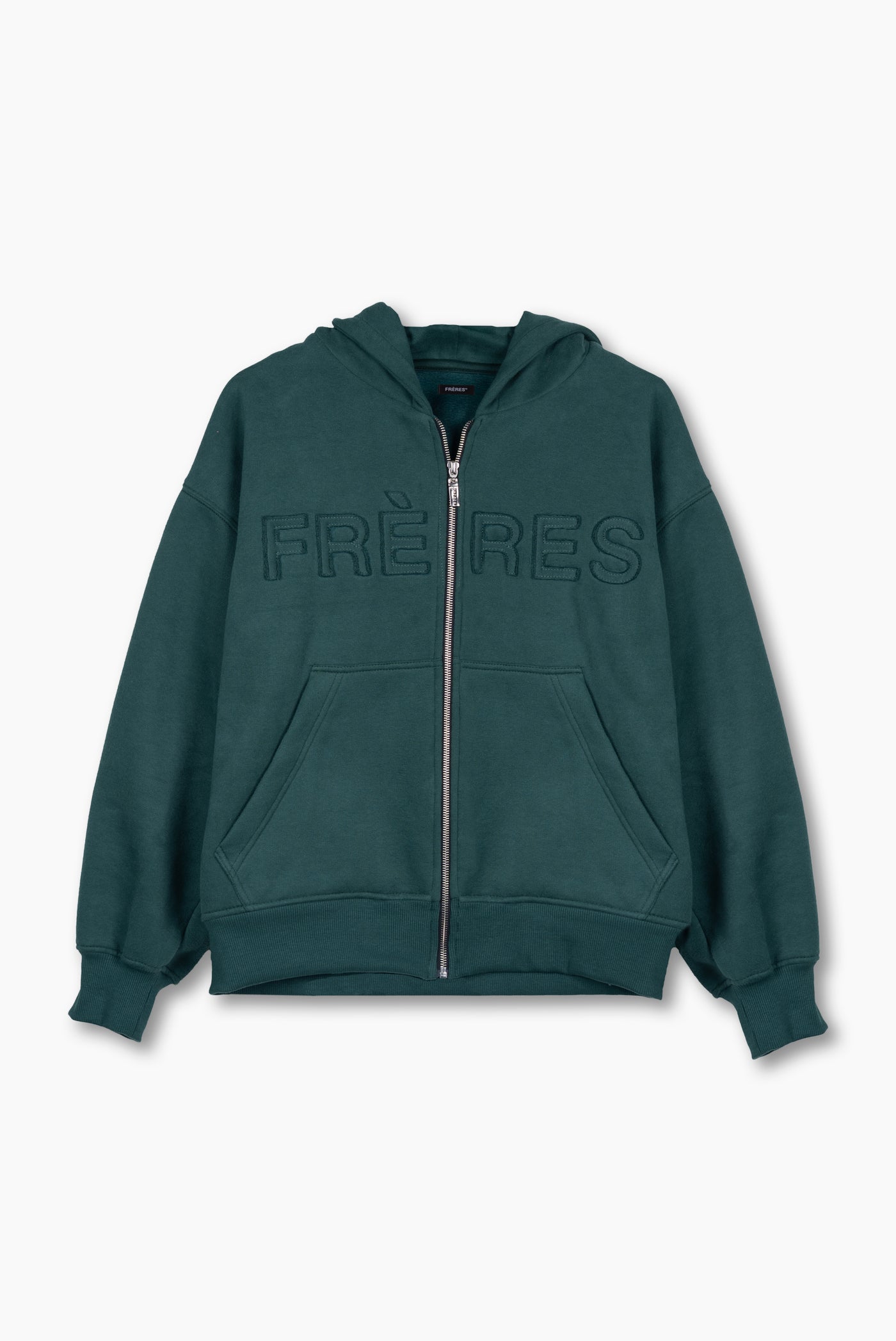 Campera Zip Insignia - Verde