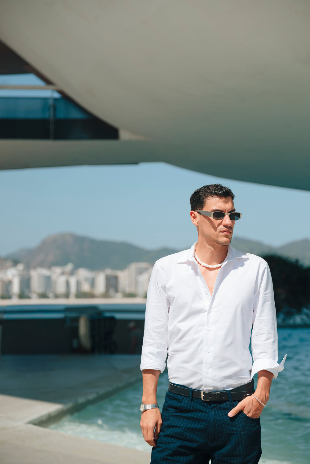 Camisa Oxford
