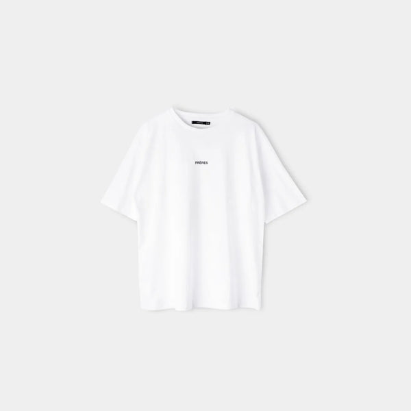Remera Oversize Logo - Blanco
