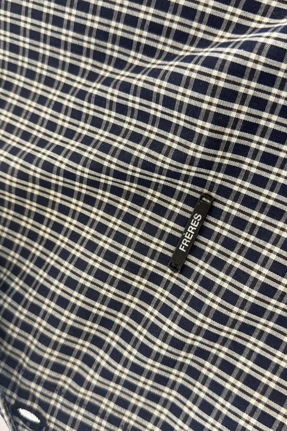 Camisa Manga Corta - Cuadriculada Azul