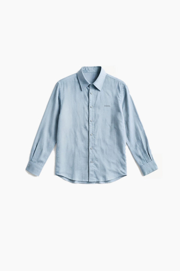 Camisa Manga Larga - Celeste