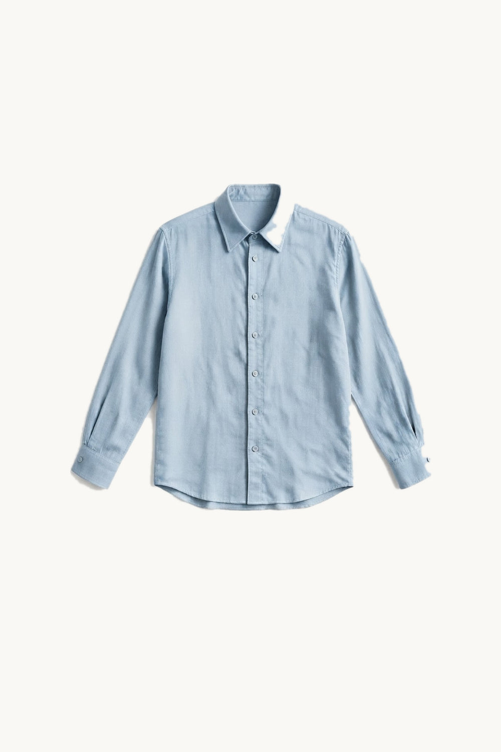 Camisa Manga Larga - Celeste