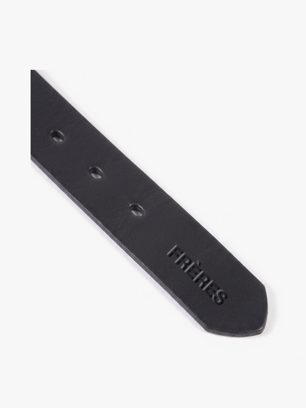 Cinturón de Cuero Fino - Negro