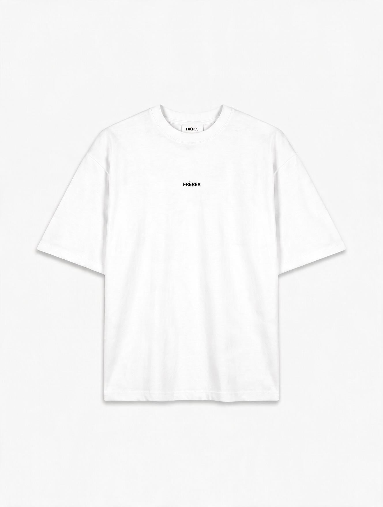 Remera Oversize Logo - Blanco