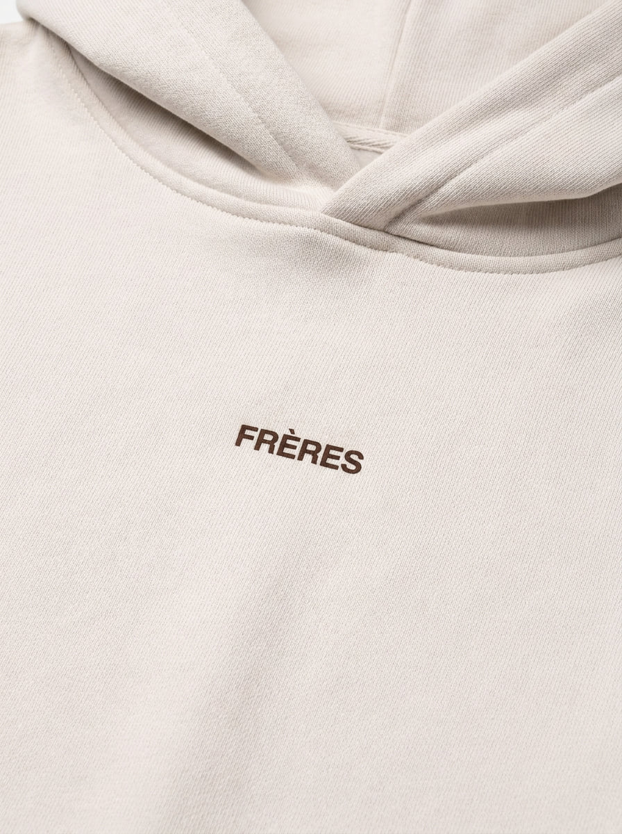 Buzo Regular Logo - Crema
