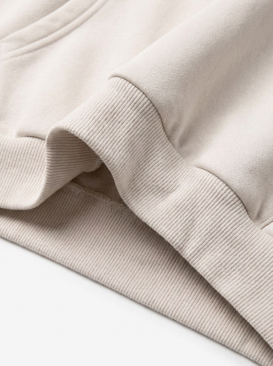 Buzo Regular Logo - Crema