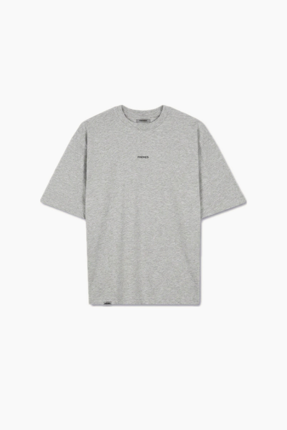 Remera Oversize Logo - Gris