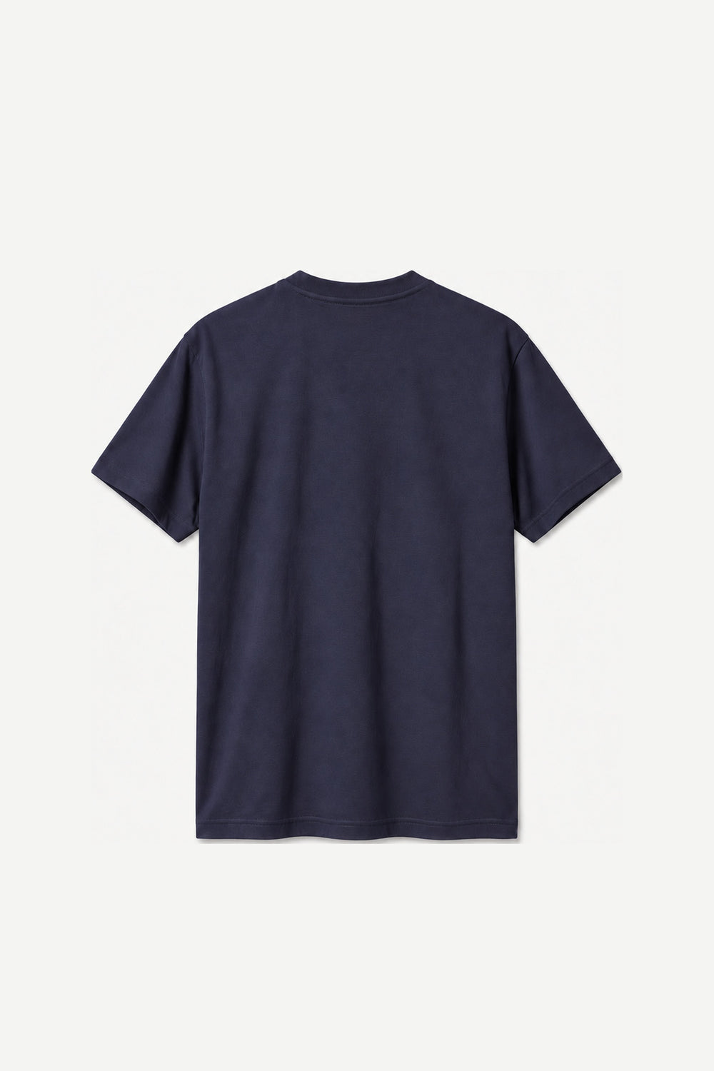 Remera Regular Cuello - Azul Marino