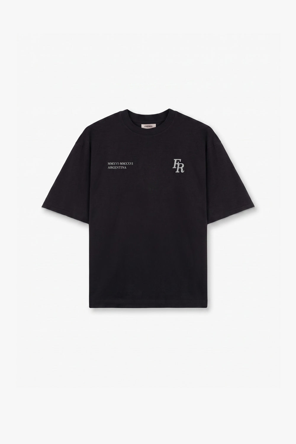 Remera Oversize Property of Frères - Negro