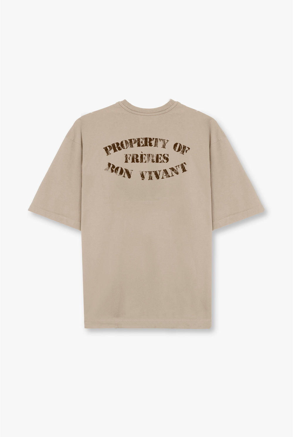 Remera Over Property of Frères - Visón