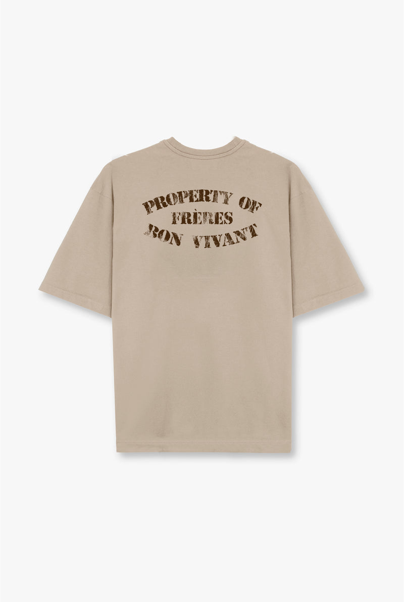 Remera Over Property of Frères - Visón