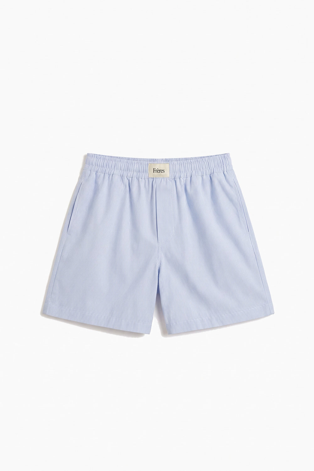 Short Rayado - Celeste