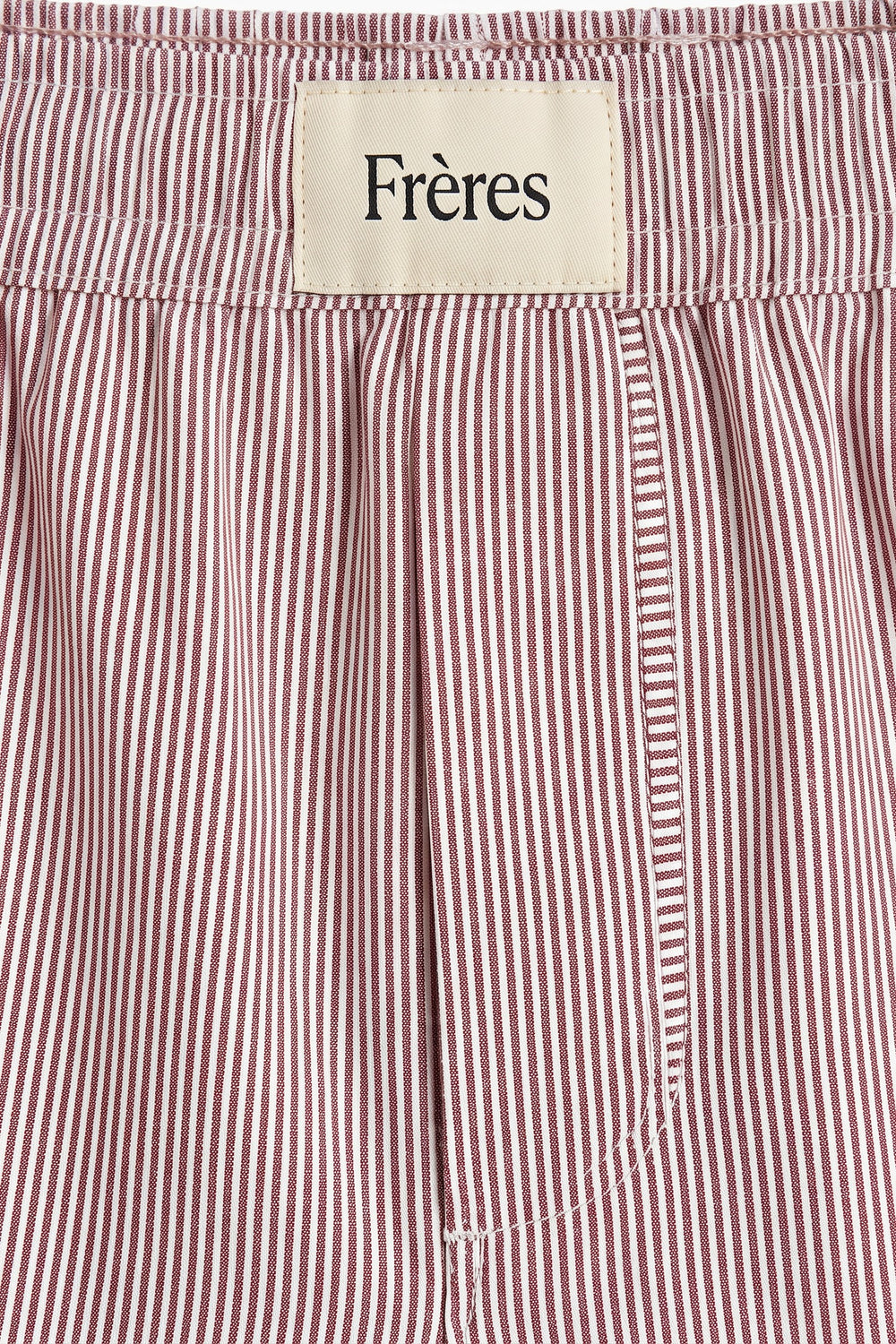 Short Rayado - Rojo