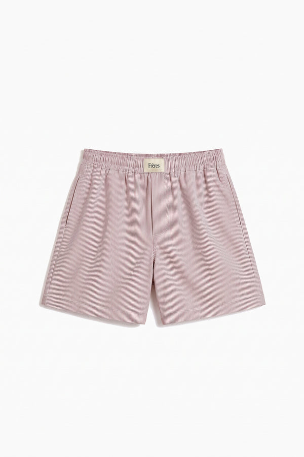 Short Rayado - Rojo
