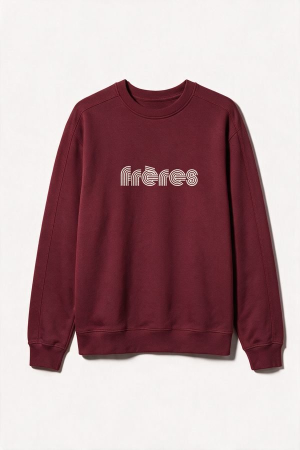 Buzo Crewneck 70s - Bordo
