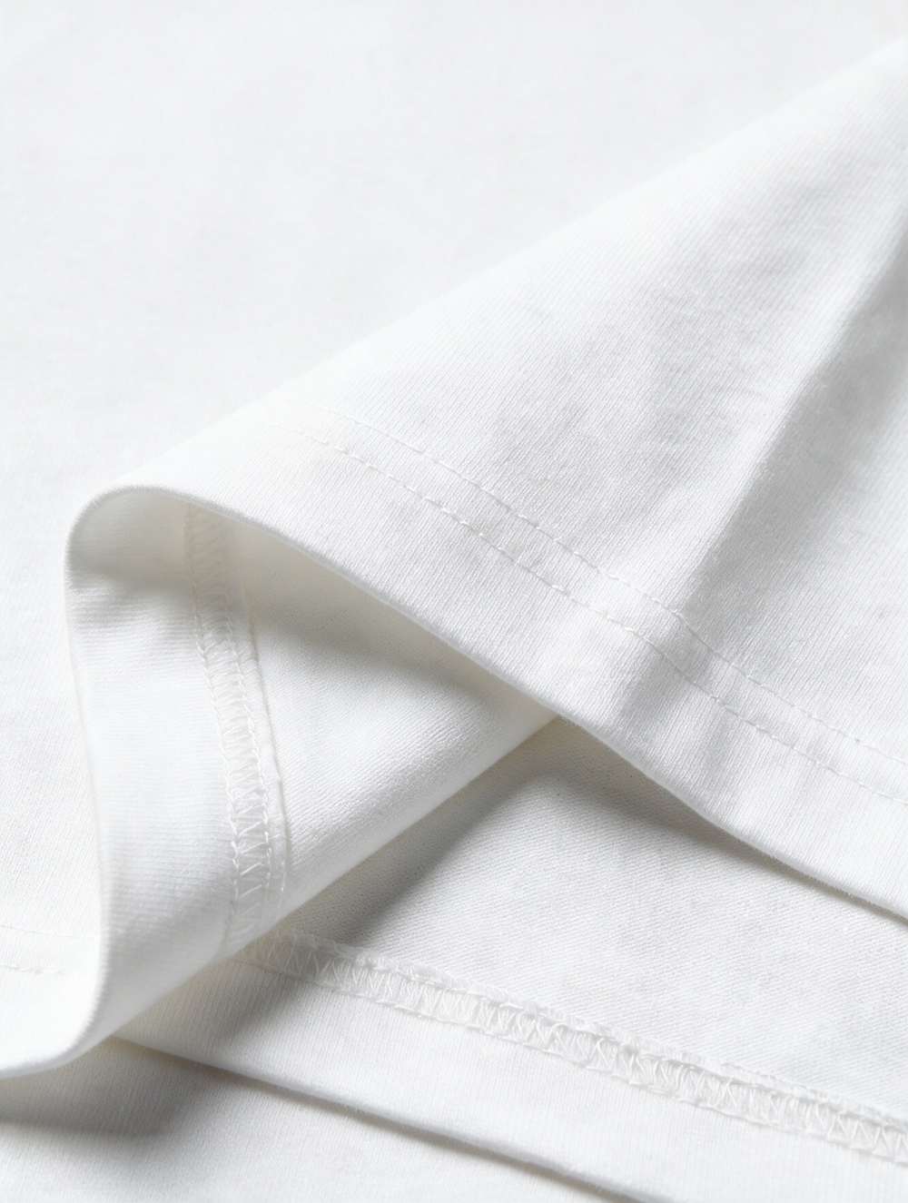 Remera Regular Combinada - Blanca