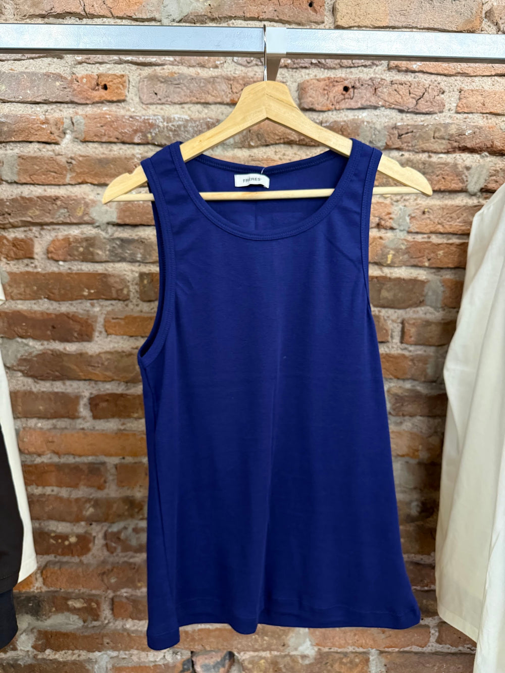 Feria · Musculosa algodon azul