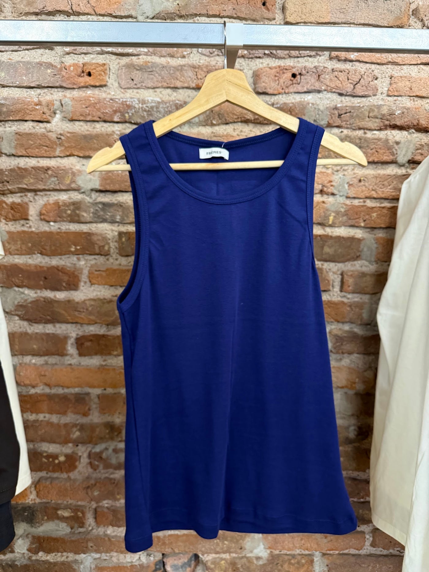Feria · Musculosa algodon azul