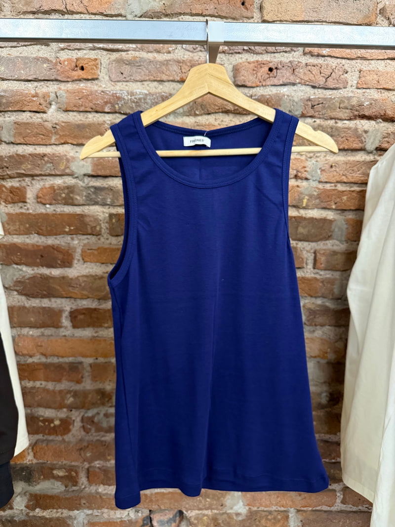 Feria · Musculosa algodon azul