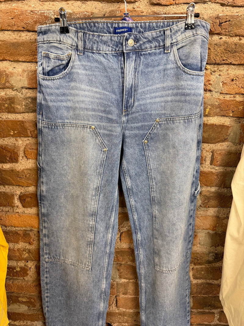 Feria · Pantalon carpintero celeste