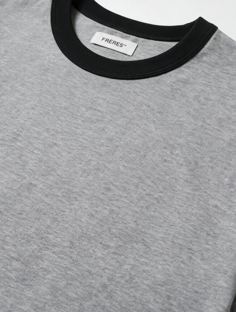 Remera Regular Combinada - Gris