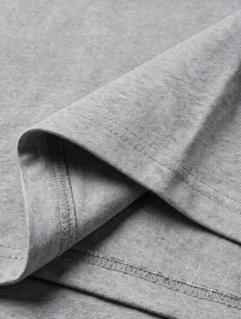 Remera Regular Combinada - Gris