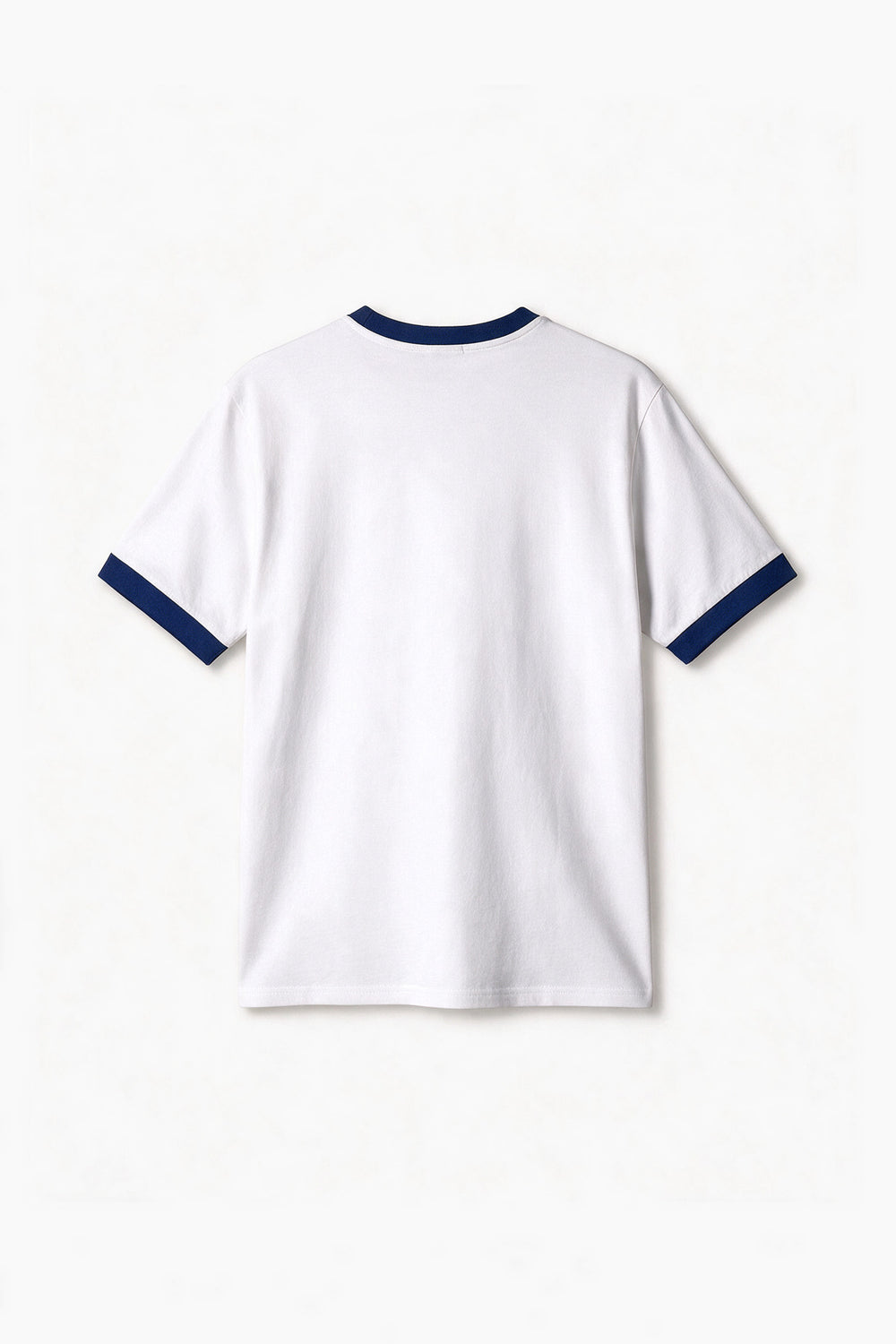Remera Regular Combinada - Blanca