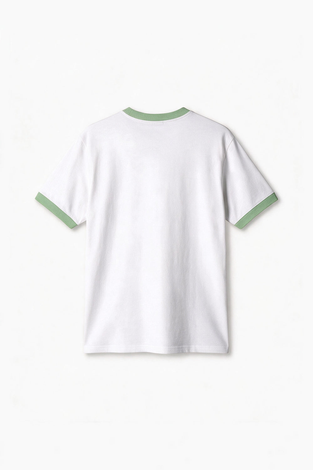 Remera Regular Combinada 70´s - Verde