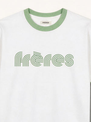 Remera Regular Combinada 70´s - Verde