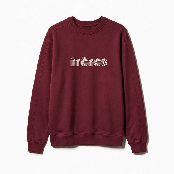 Buzo Crewneck 70s - Bordo