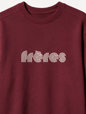Buzo Crewneck 70s - Bordo