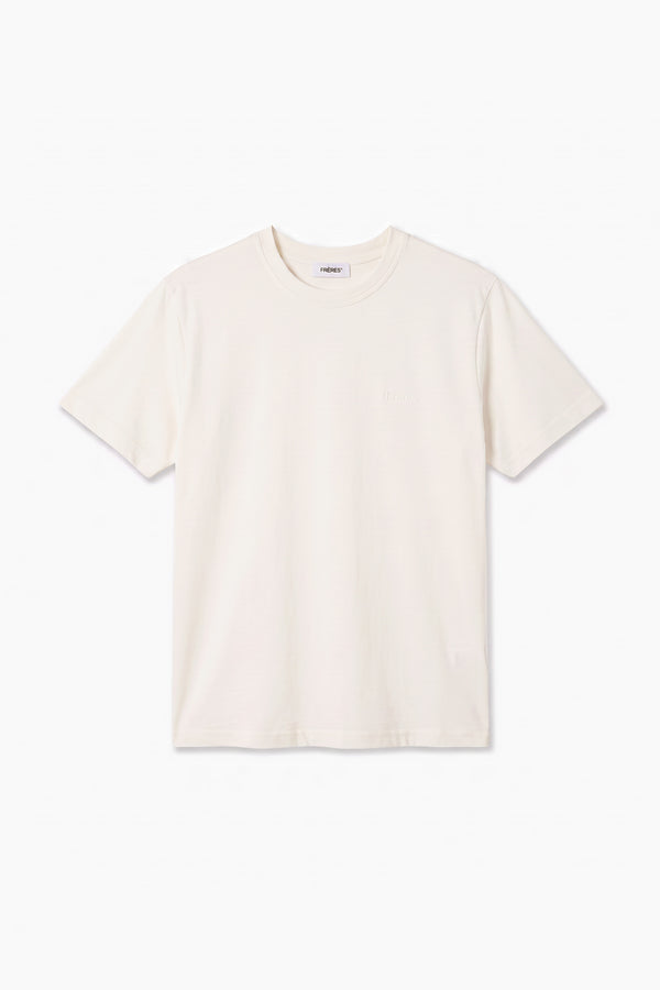 Remera Regular Fréres - Crema