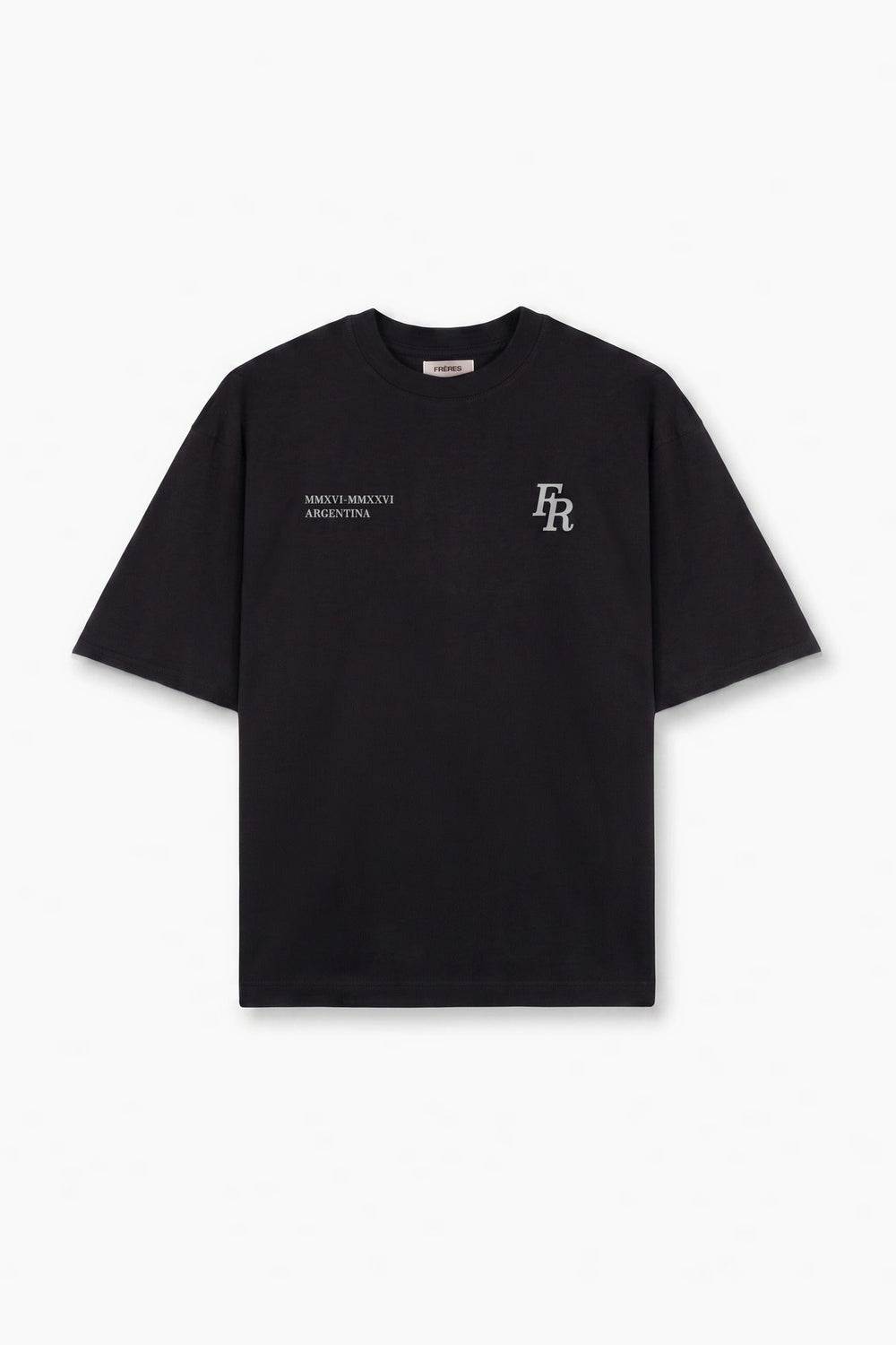 Remera Oversize Property of Frères - Negro