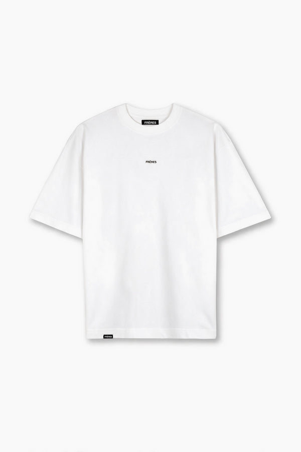Remera Oversize Logo - Blanco