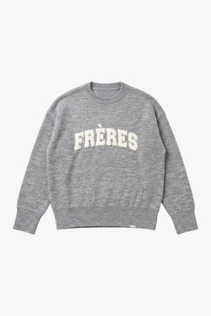 Sweater Universitario - Gris