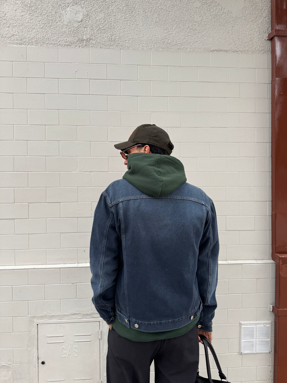 Campera de Jean Erosión Azul