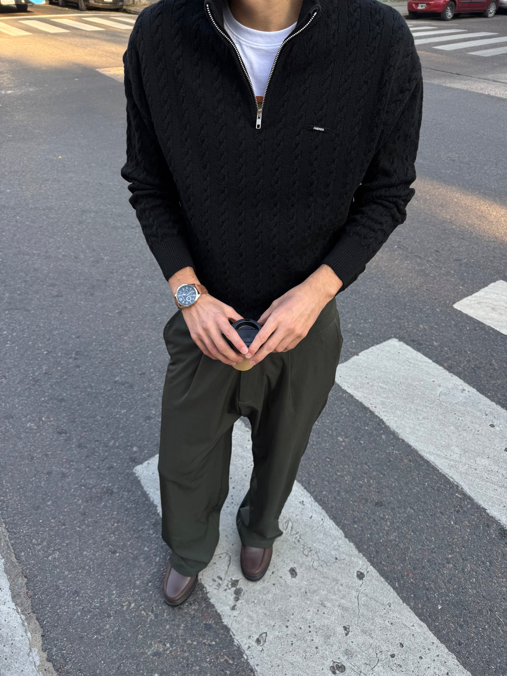 Sweater Sierra - Negro