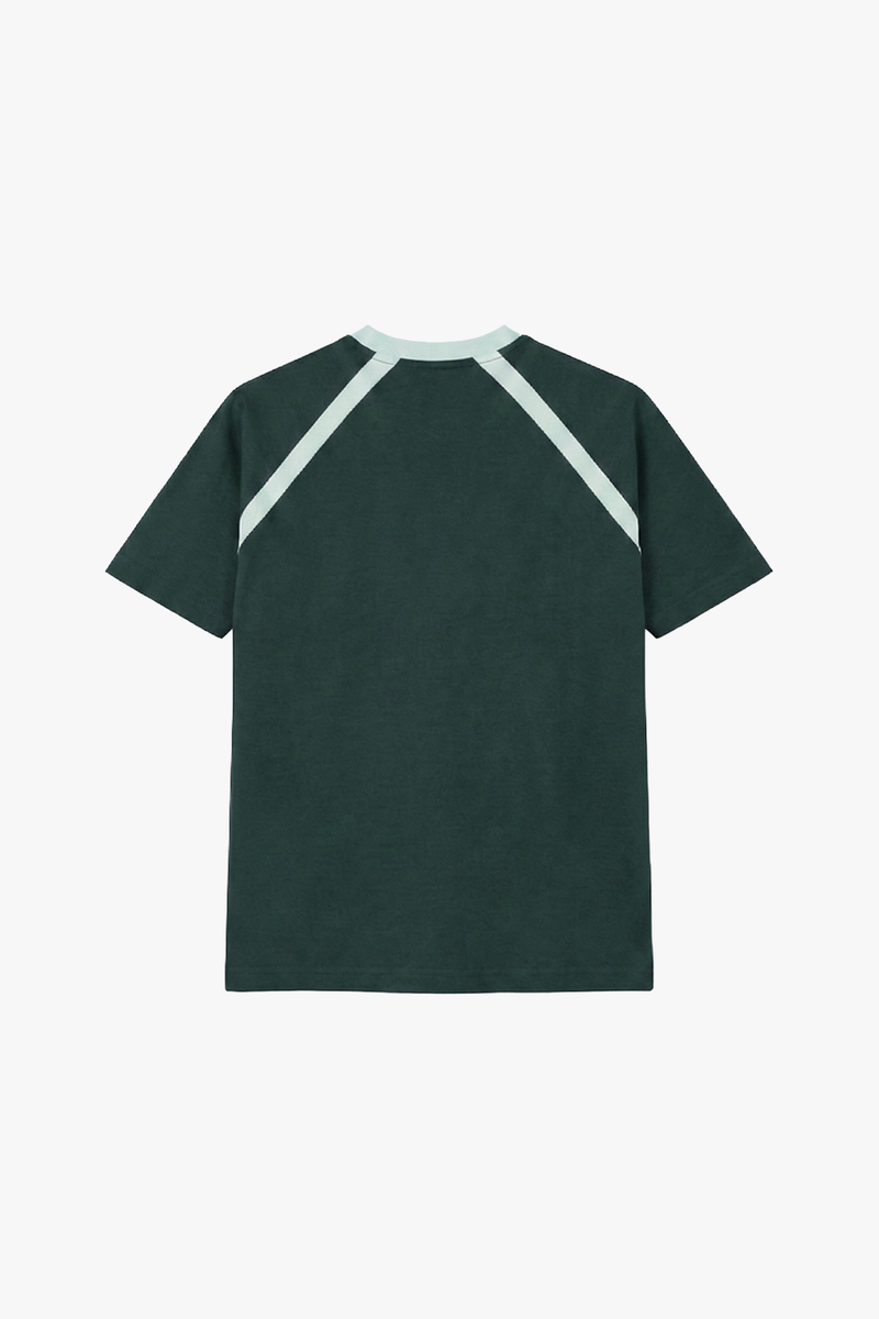 Remera Raglan Cauce - Verde