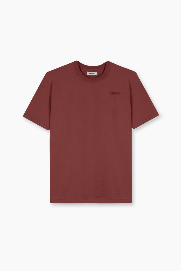 Remera Regular Fréres - Bordo