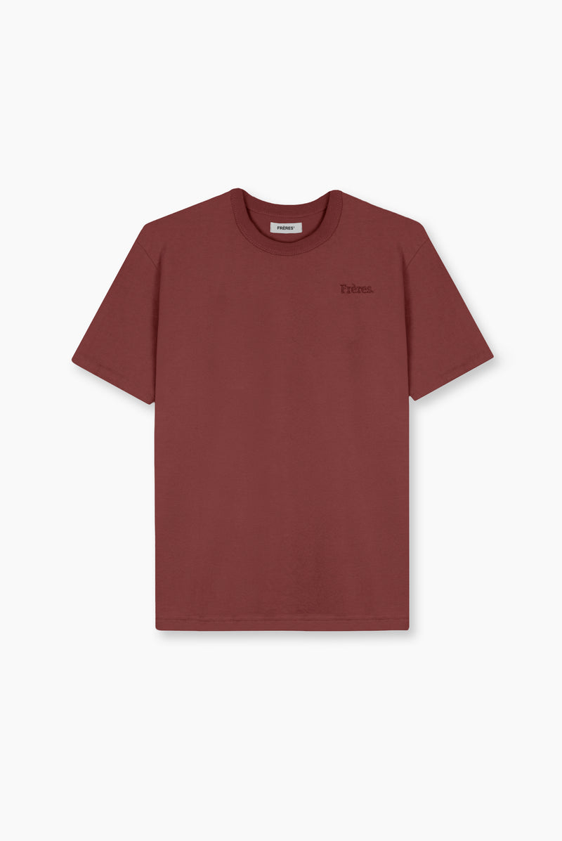 Remera Regular Fréres - Bordo