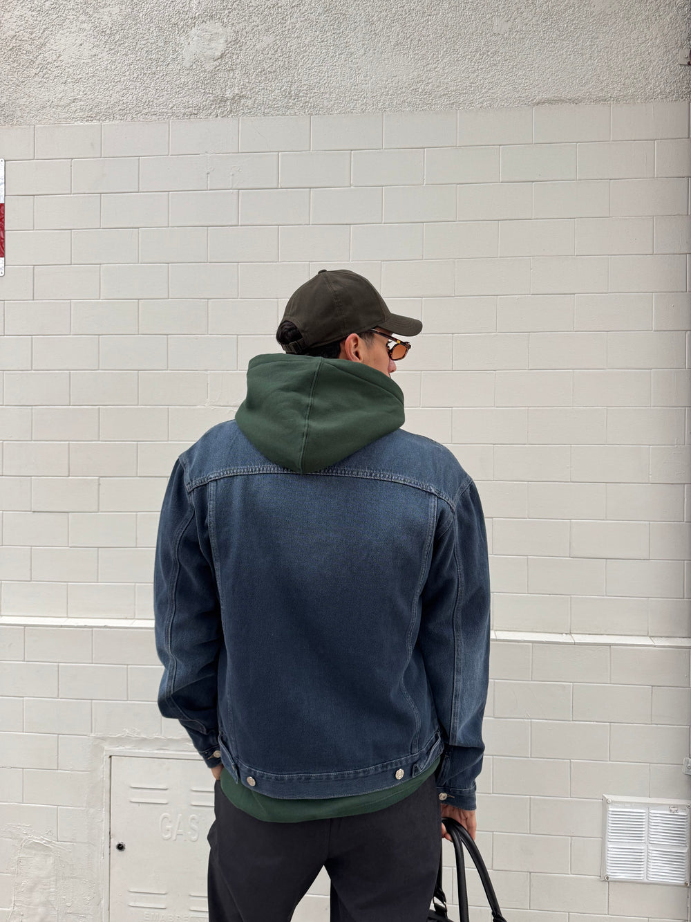 Campera de Jean Erosión Azul