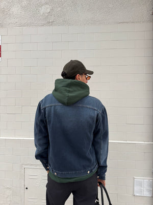 Campera de Jean Erosión Azul